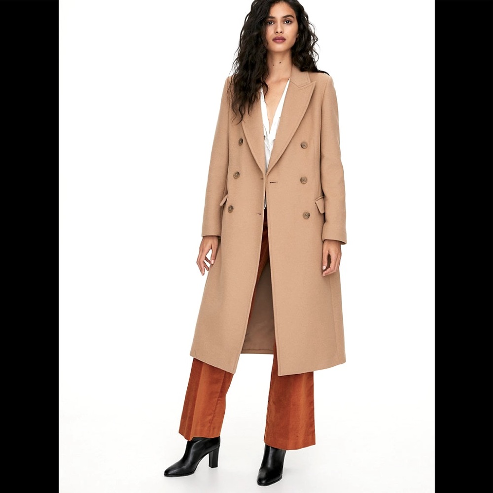 aritzia wilfred kerr wool coat camel - Picture 1 of 9